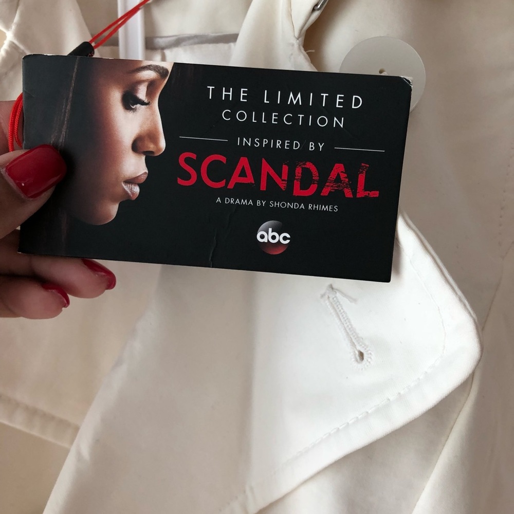scandal limited collection  trench coat.